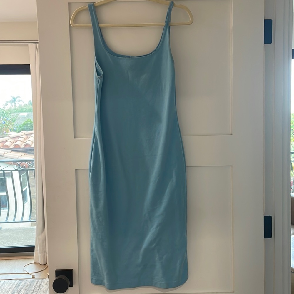 Zara light blue long dress